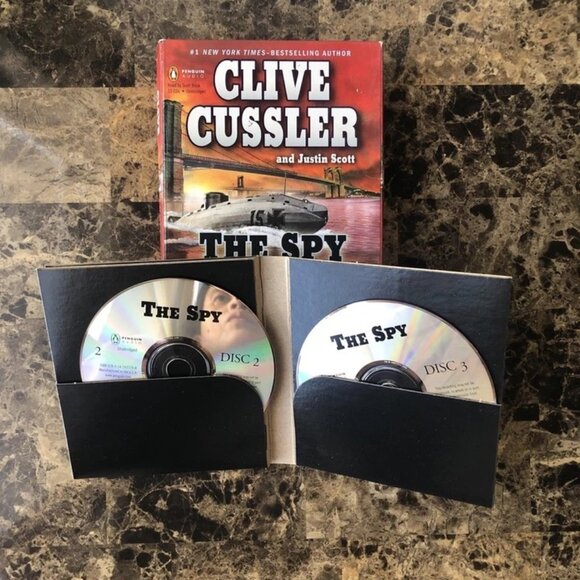 Clive Cussler and Justin Scott " The Spy " Isaac Bell Adventure AudioBook 10 CDs - Picture 8 of 10